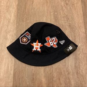 Men’s New Era Houston Astros MLB Baseball World Series Bucket Hat Cap Size L/XL